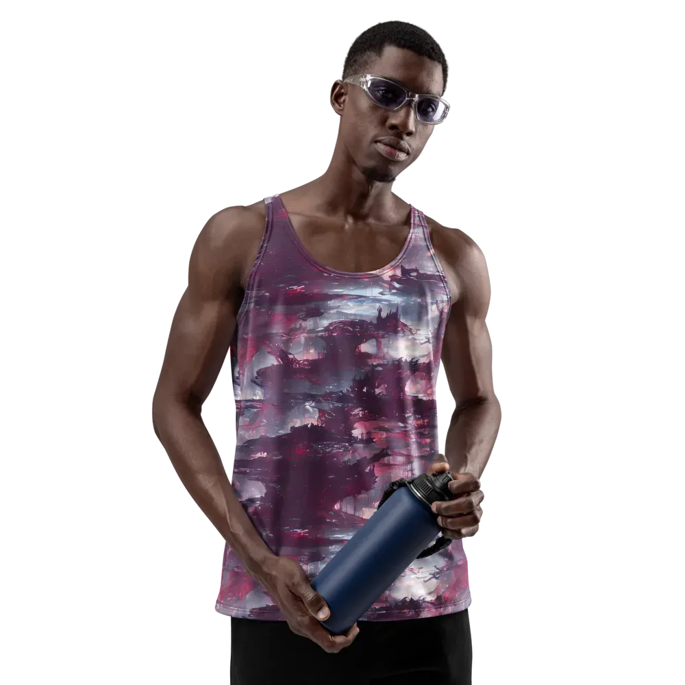 Twilight Fortresses on Men's Tank Top — Front