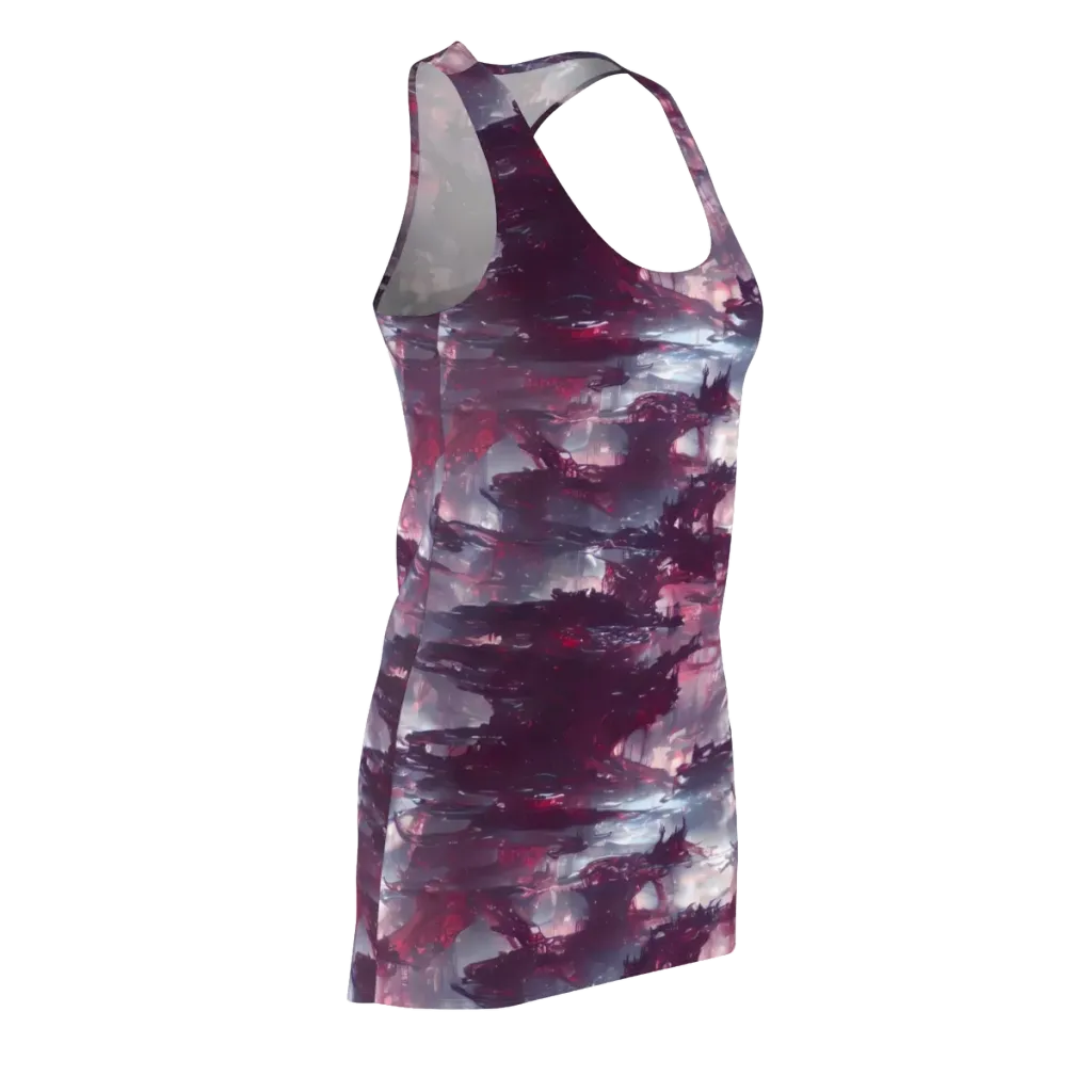 Twilight Fortresses on Racerback Dress — Front Side