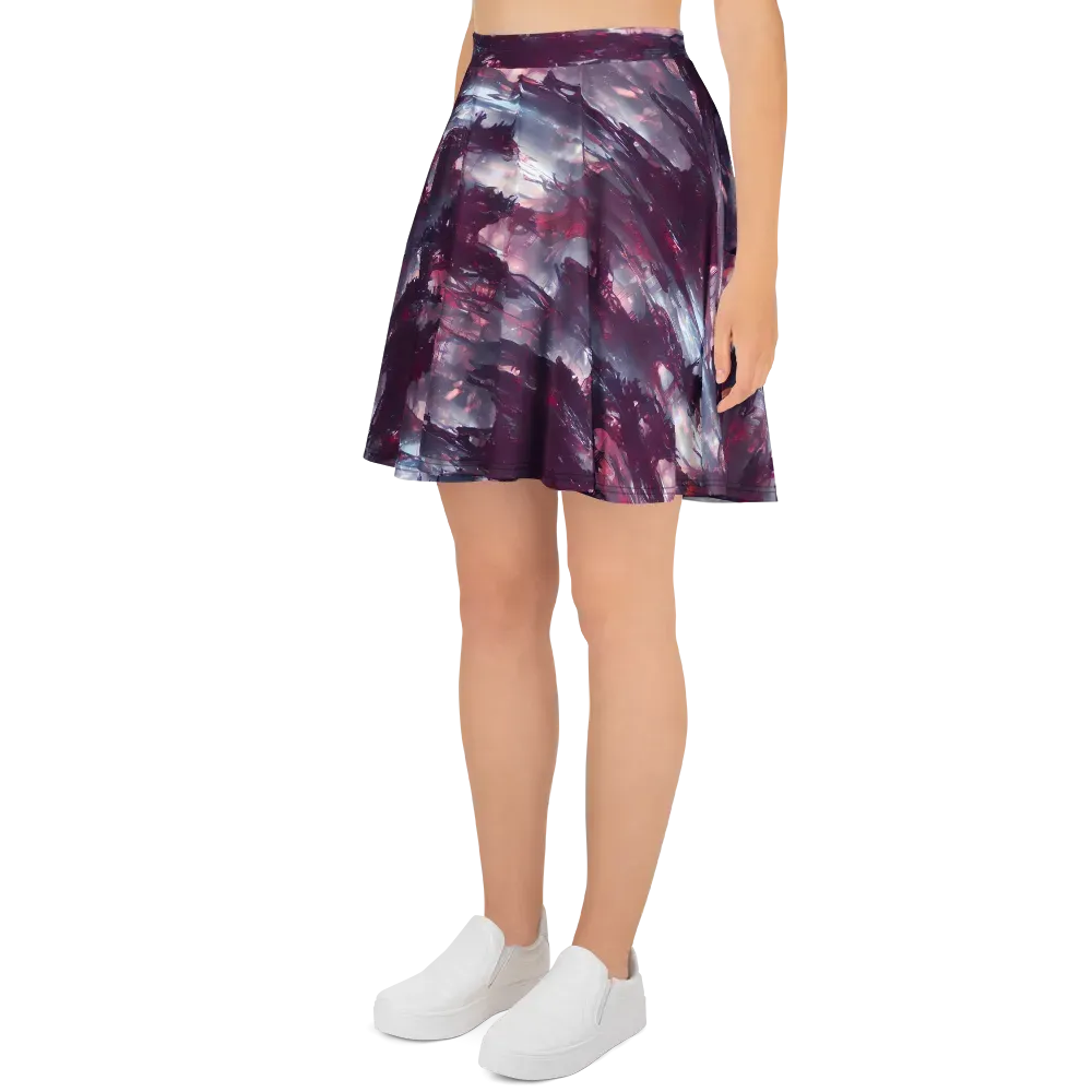 Twilight Fortresses on Skater Skirt — Left