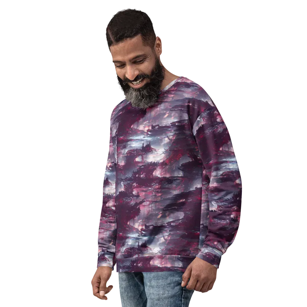 Twilight Fortresses on Sweatshirt — Left Front