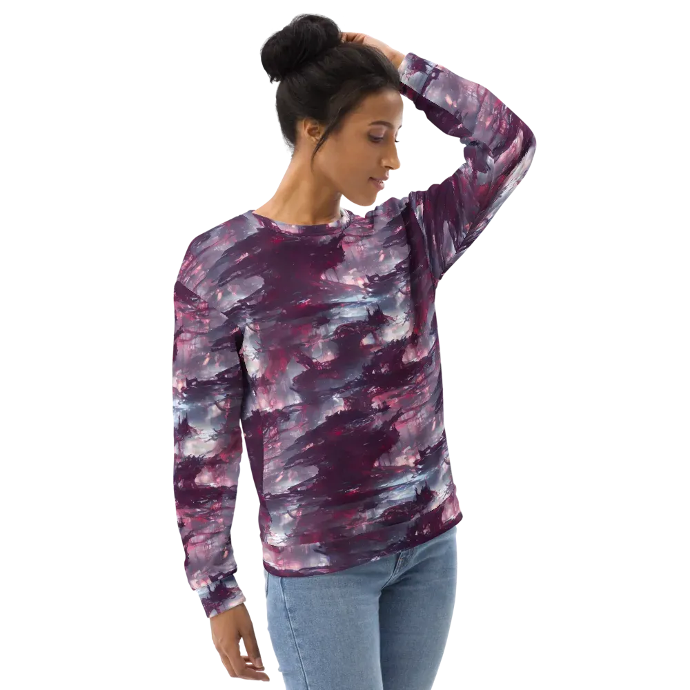 Twilight Fortresses on Sweatshirt — Right Front