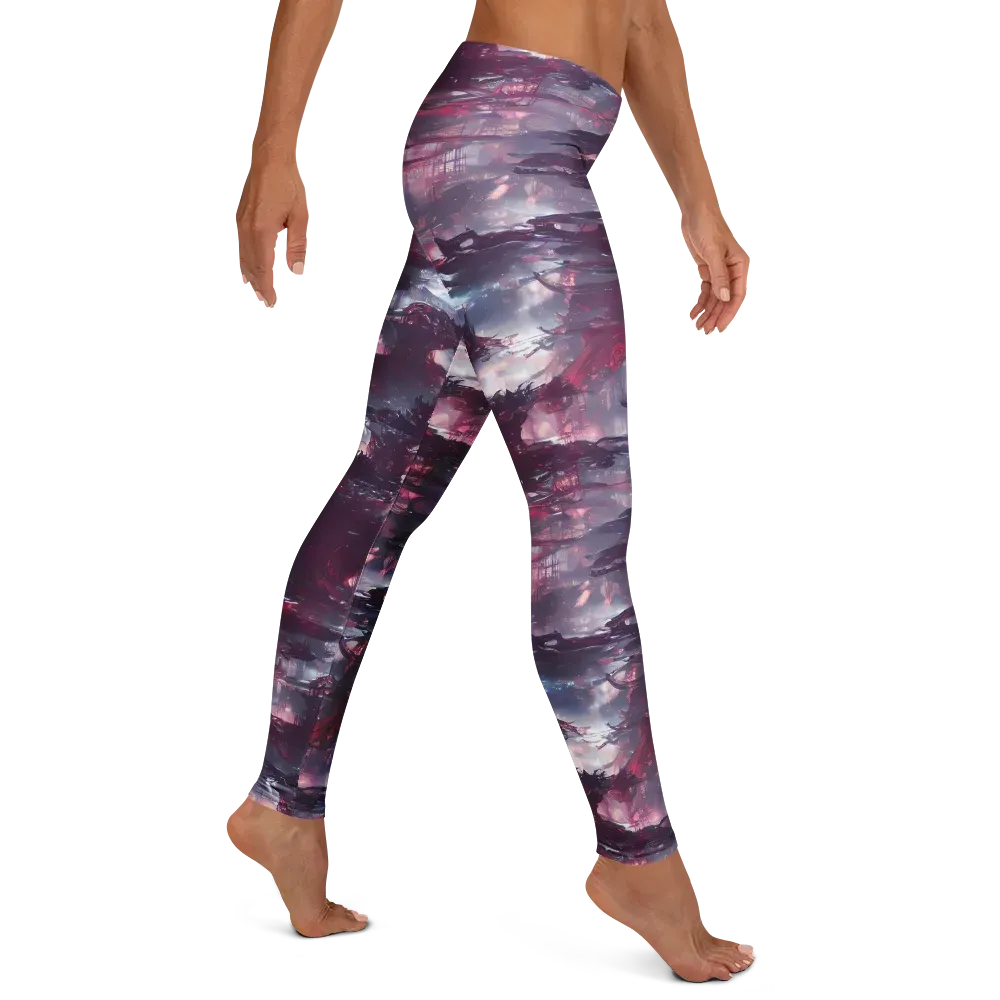Twilight Fortresses on Leggings — Right