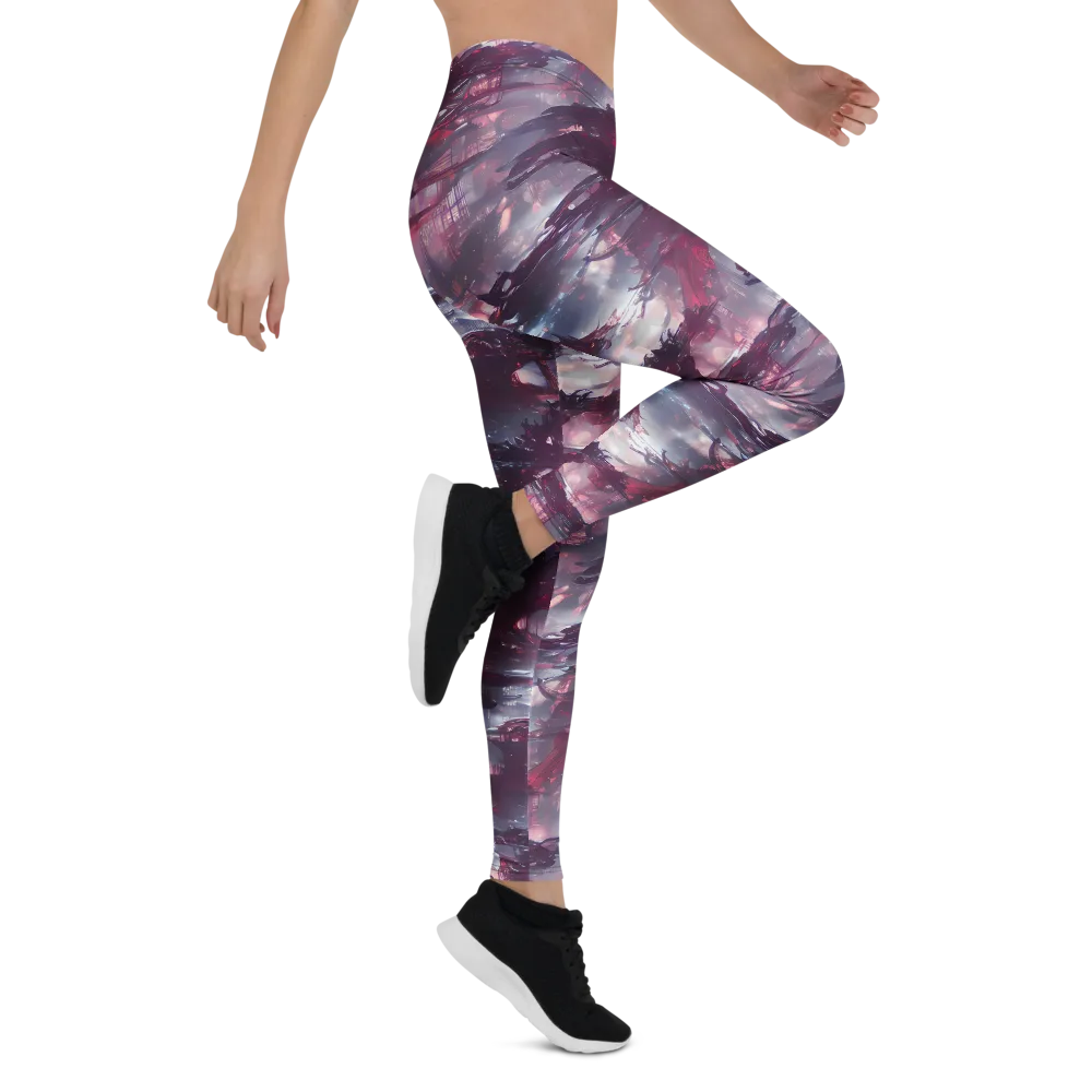Twilight Fortresses on Leggings — Right