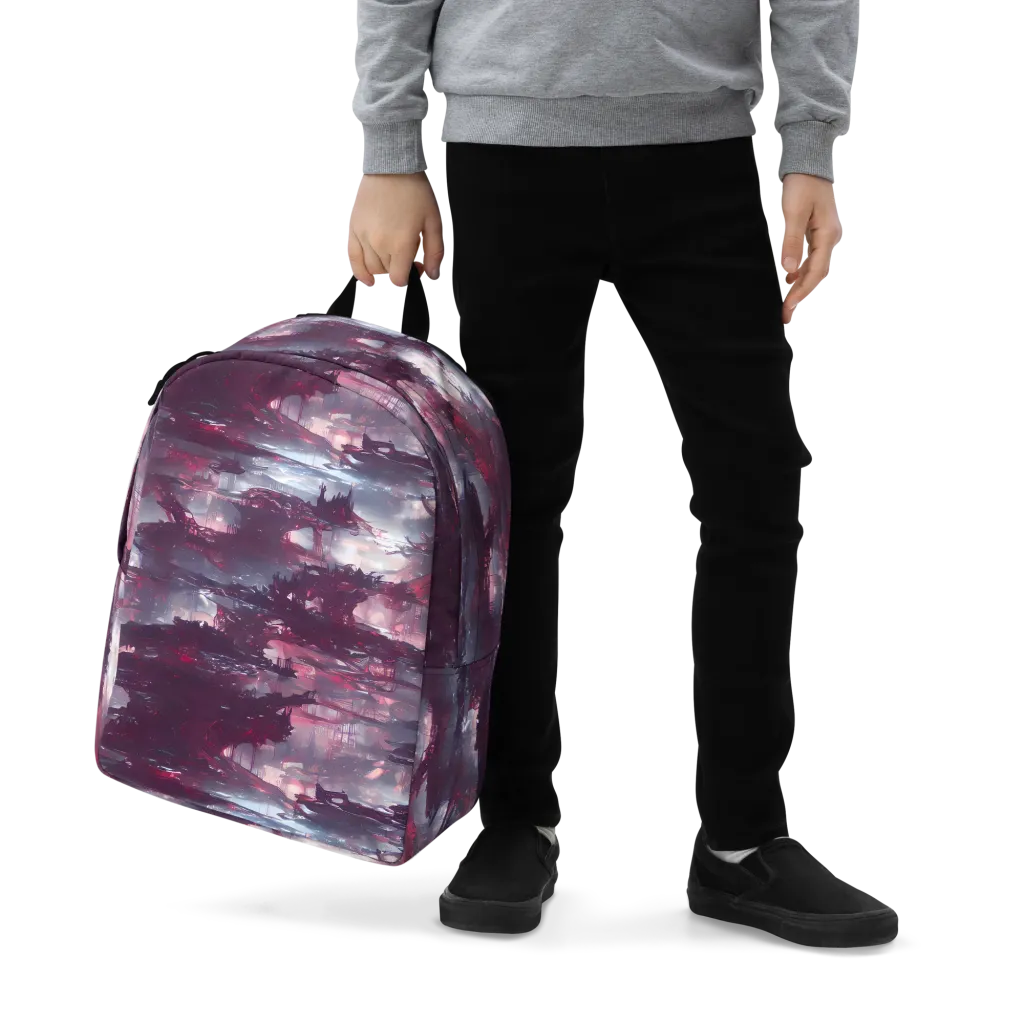 Twilight Fortresses on Minimalist Backpack — Zoomed-in