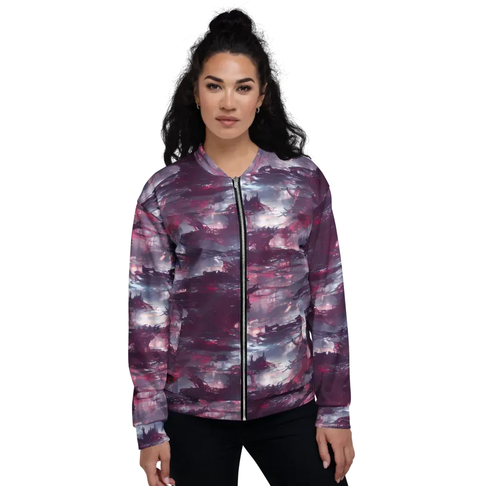 Twilight Fortresses on Bomber Jacket — Front