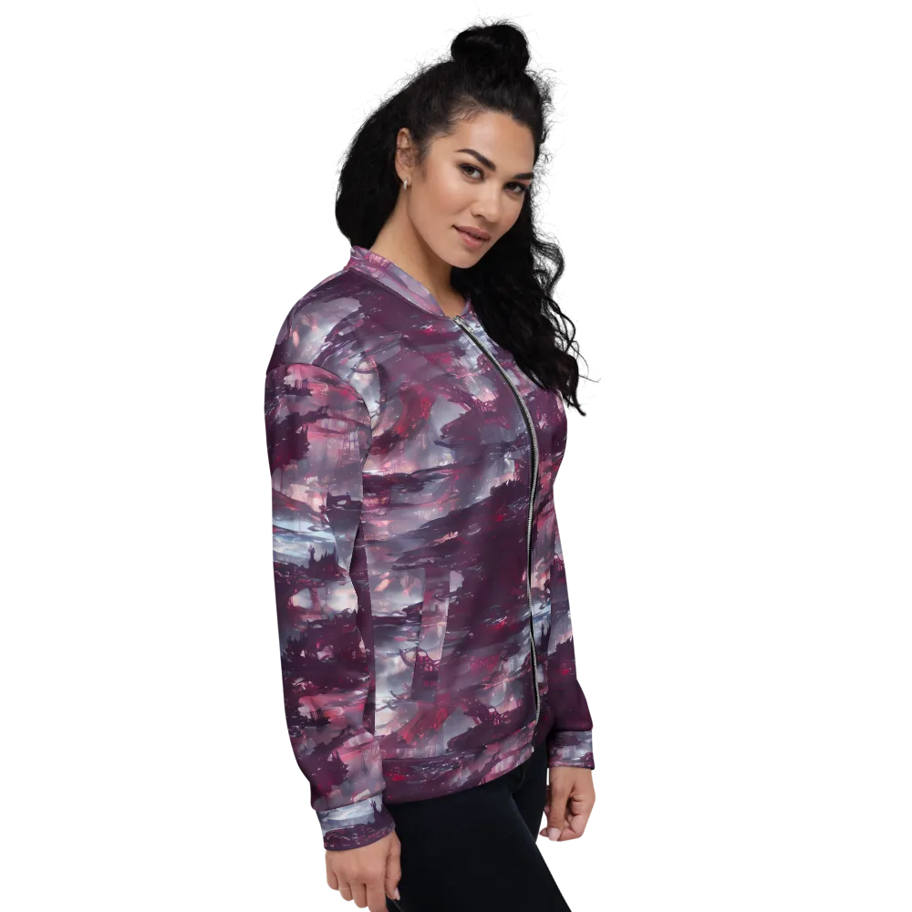 Twilight Fortresses on Bomber Jacket — Right