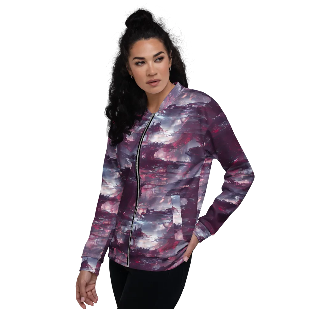 Twilight Fortresses on Bomber Jacket — Left