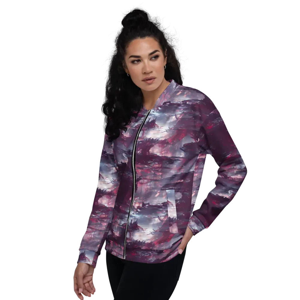Twilight Fortresses on Bomber Jacket — Left