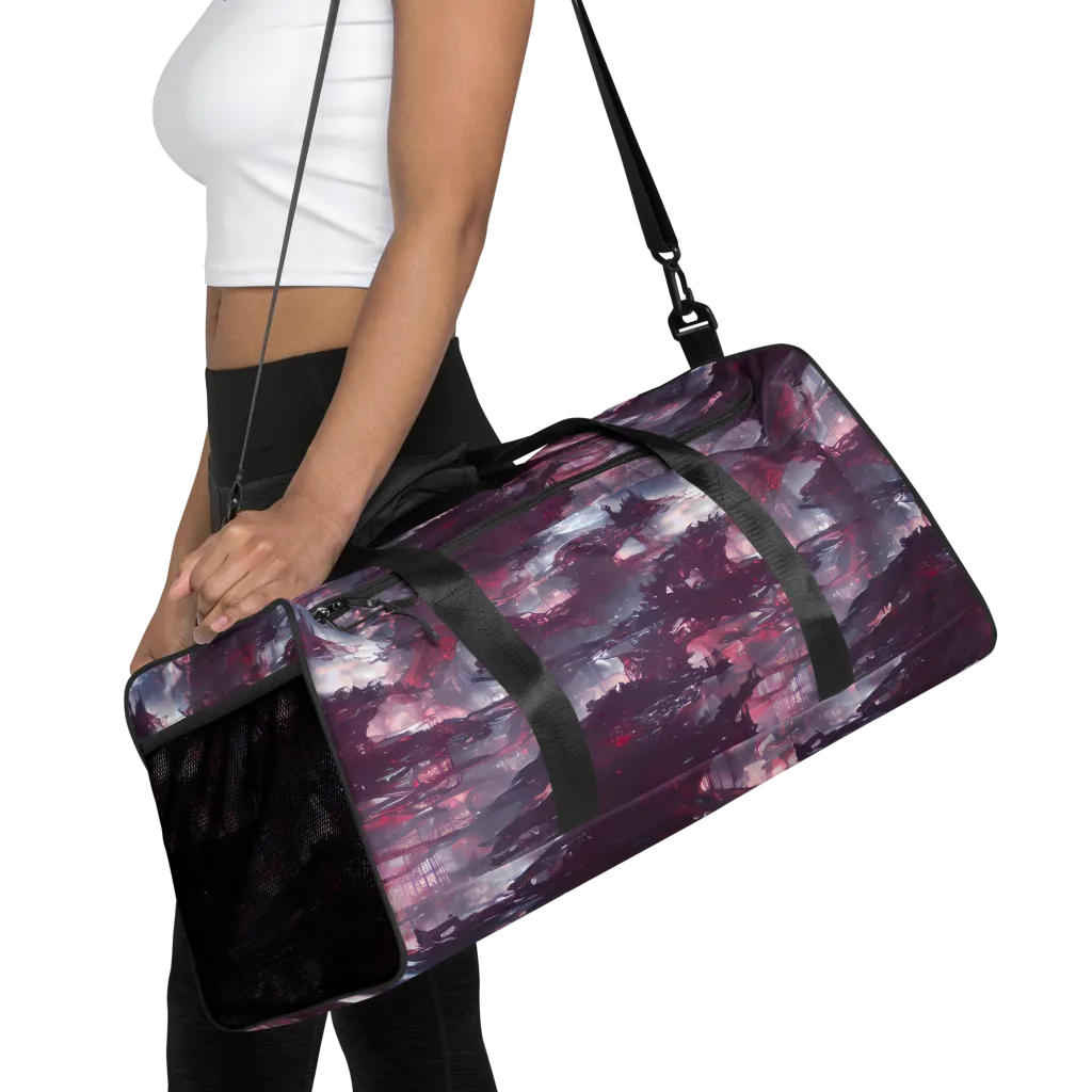 Twilight Fortresses on Duffle Bag — Front