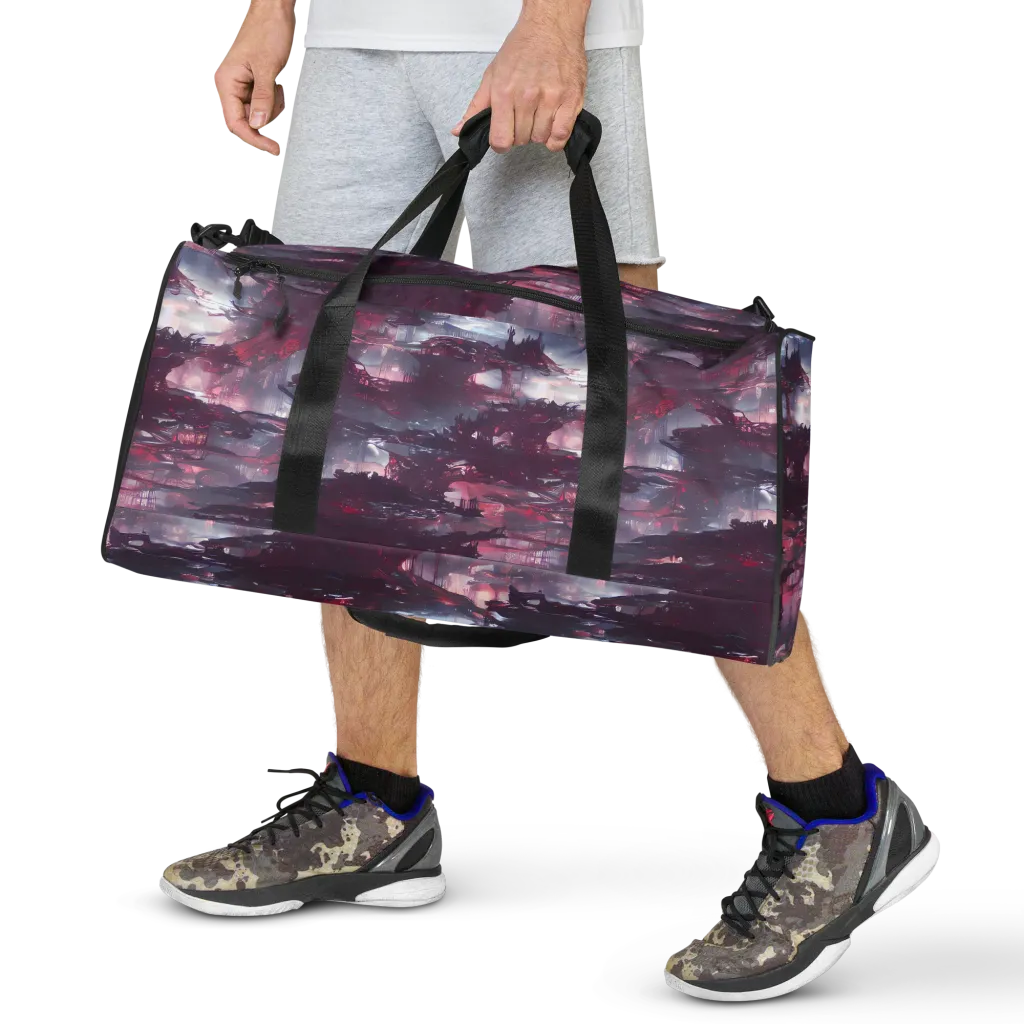 Twilight Fortresses on Duffle Bag — Front