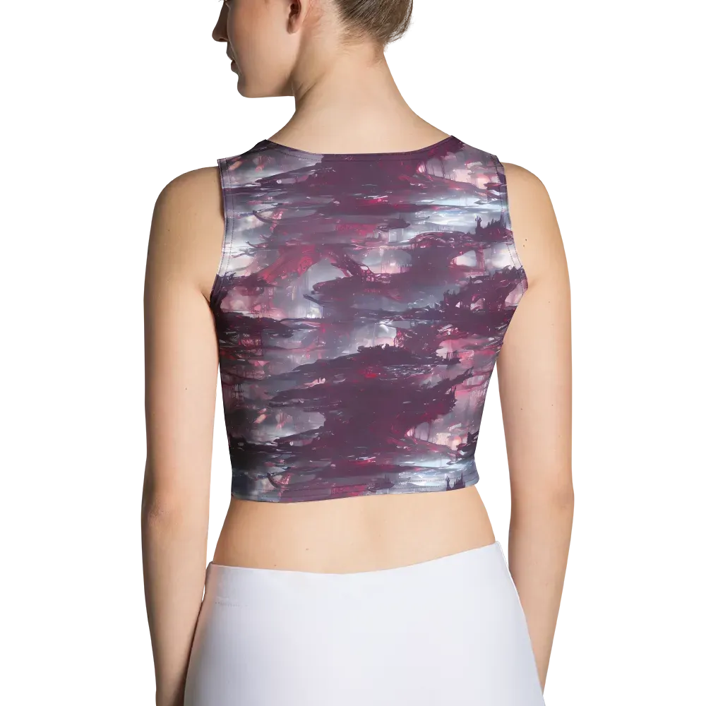 Twilight Fortresses on Crop Top — Back