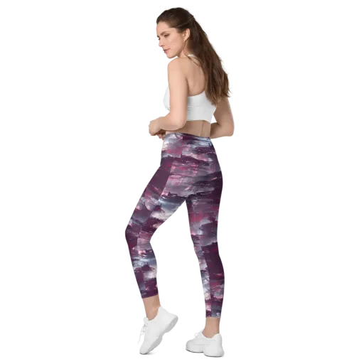 Twilight Fortresses on a Leggings with Pockets