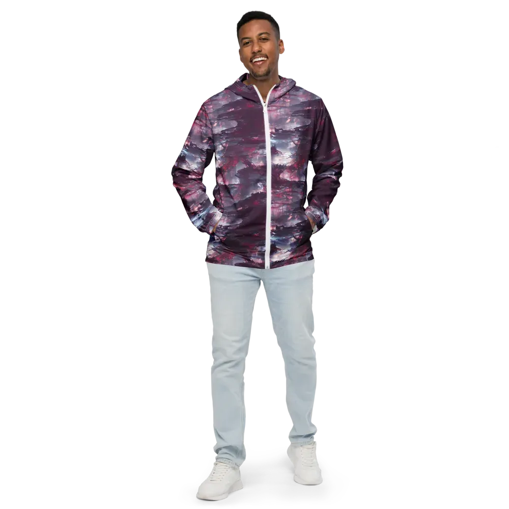 Twilight Fortresses on Men's Windbreaker — Front