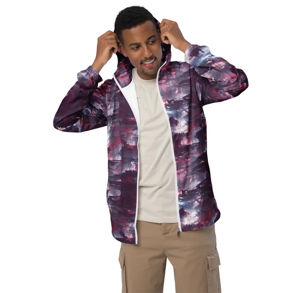 Twilight Fortresses on Men's Windbreaker — Front