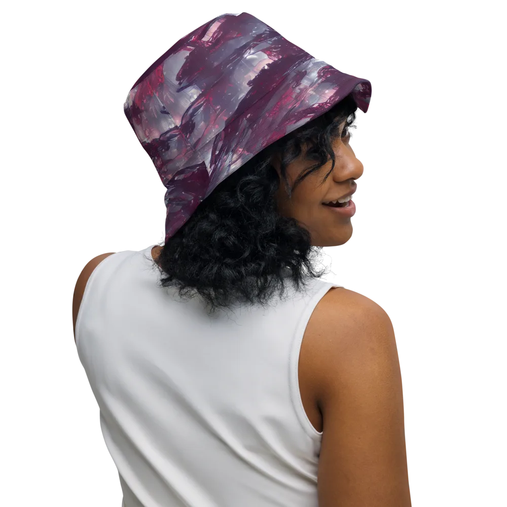 Twilight Fortresses on Reversible Bucket Hat — Right Outside