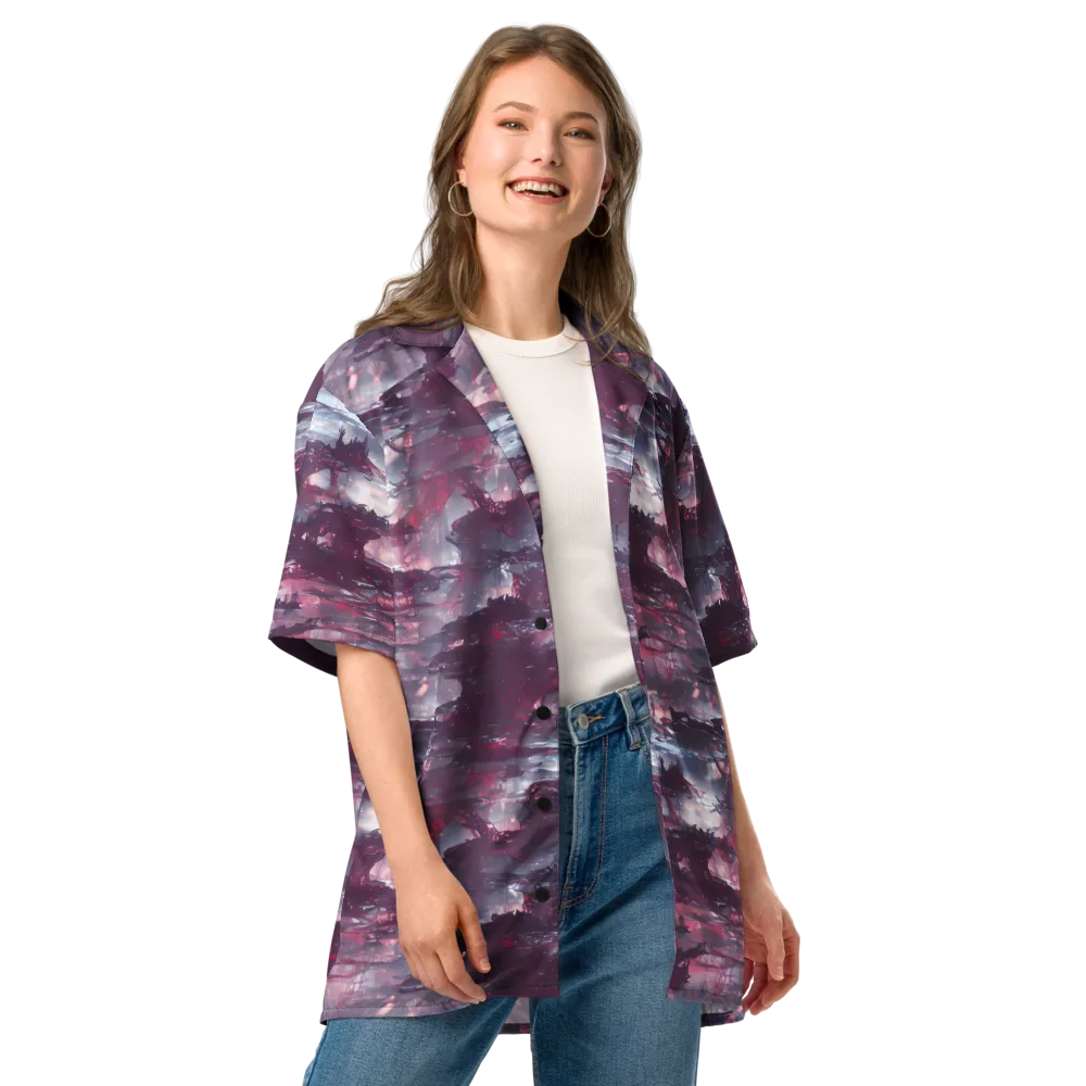 Twilight Fortresses on Button Shirt — Front