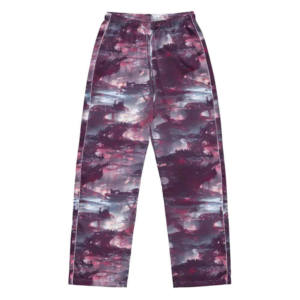 Twilight Fortresses on Women's Pajama Pants — Front