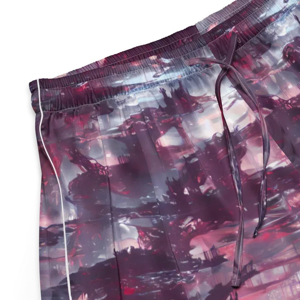 Twilight Fortresses on Women's Pajama Shorts — Product details