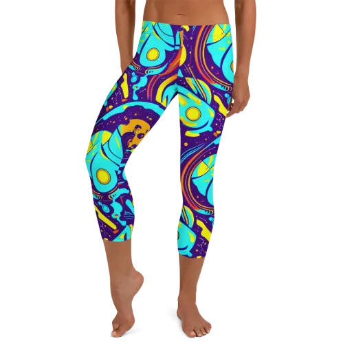Blasted Bazaar on a Capri Leggings