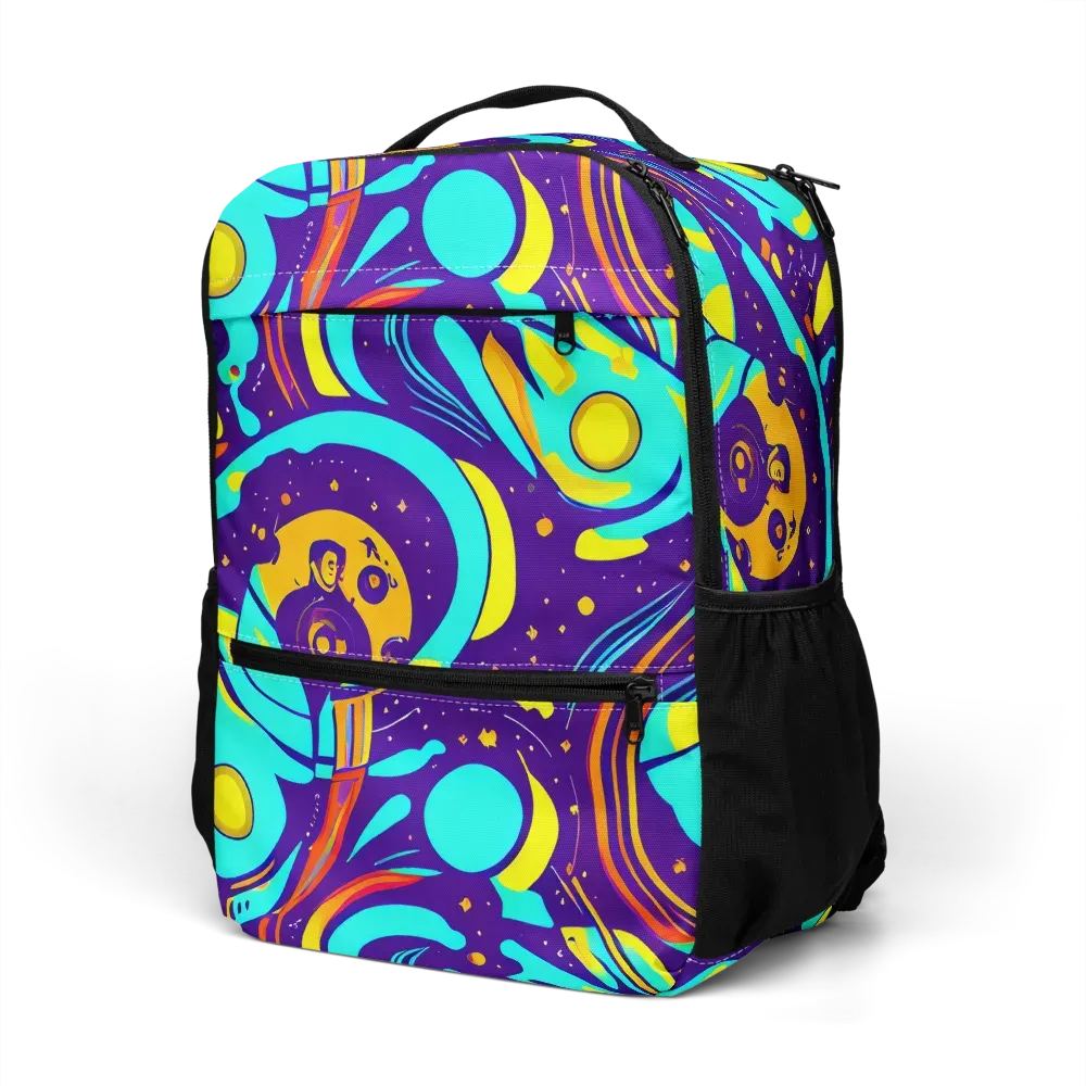 Blasted Bazaar on Utility Backpack — Left Front