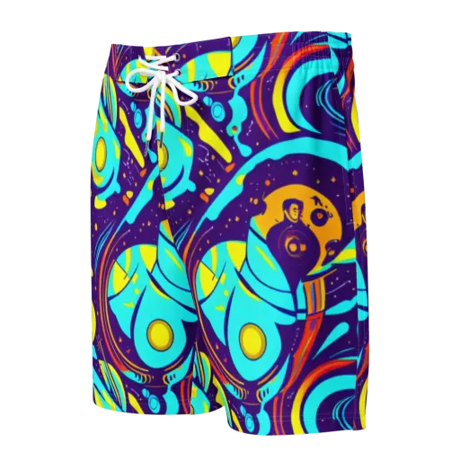 Blasted Bazaar on a Men's Board Shorts