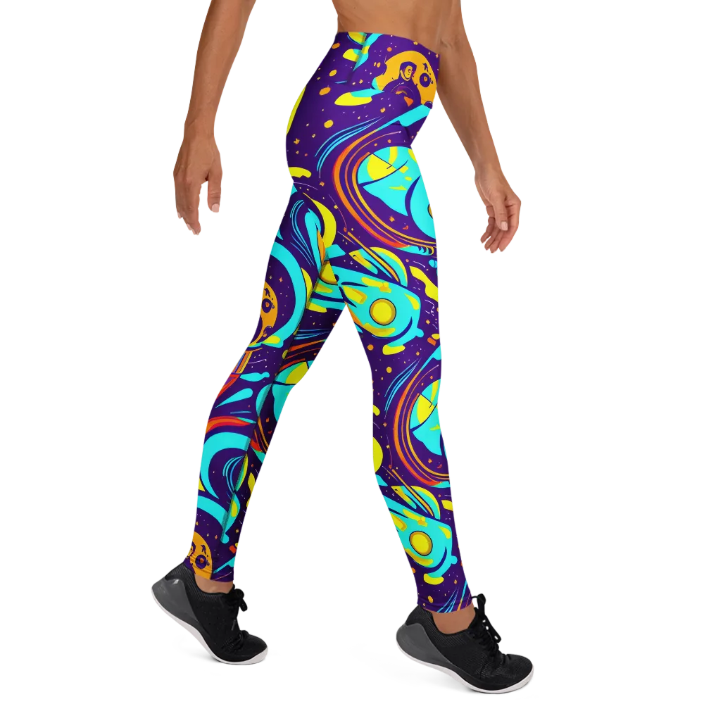 Blasted Bazaar on Yoga Leggings — Right