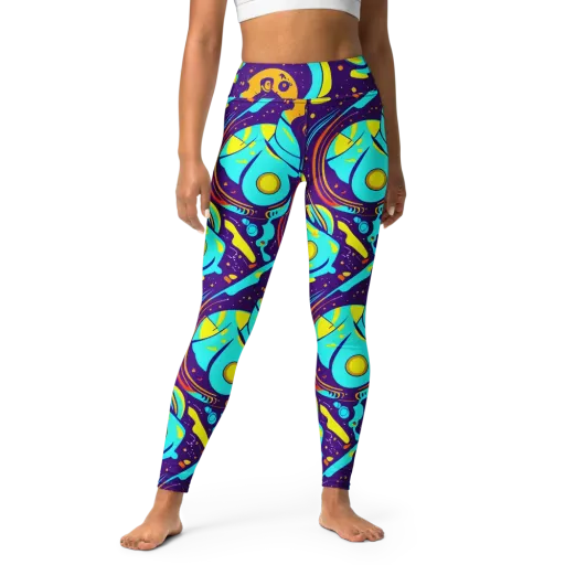 Blasted Bazaar on a Yoga Leggings