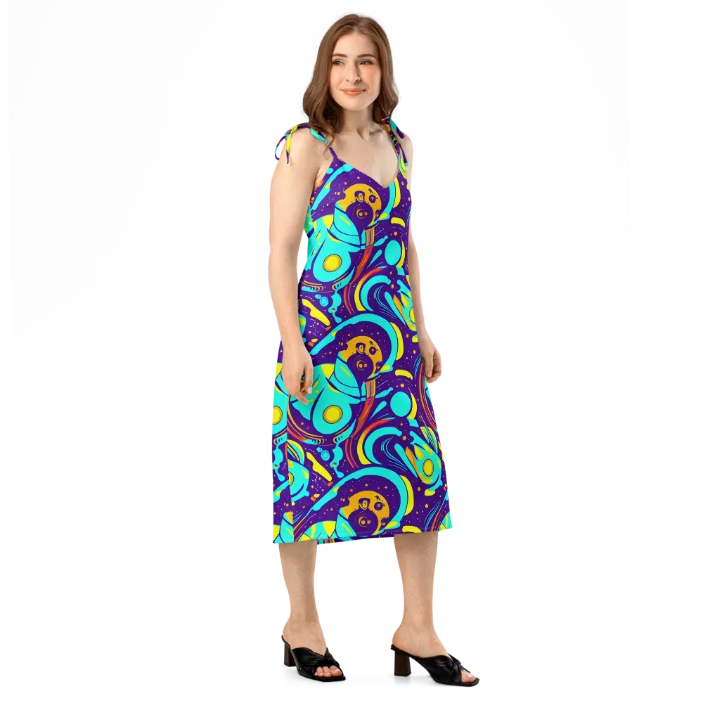 Blasted Bazaar on Slip Dress — Right Front