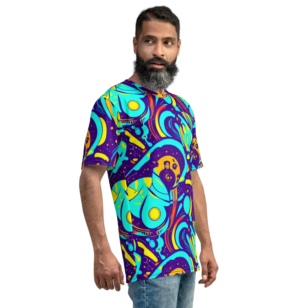 Blasted Bazaar on Men's Crew Neck T-Shirt — Right