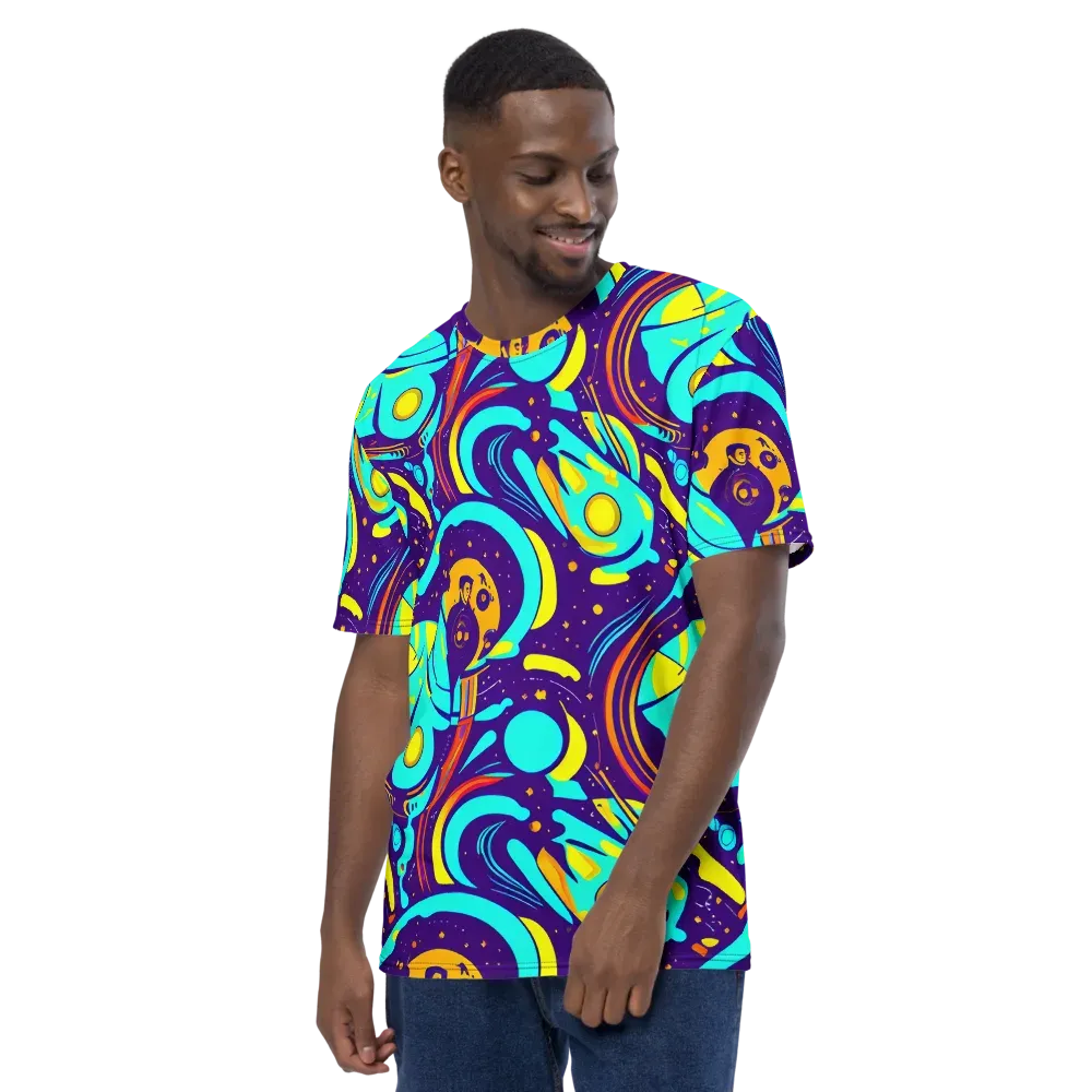 Blasted Bazaar on Men's Crew Neck T-Shirt — Left