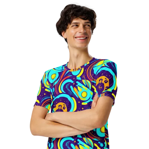 Blasted Bazaar on a Men's Crew Neck T-Shirt