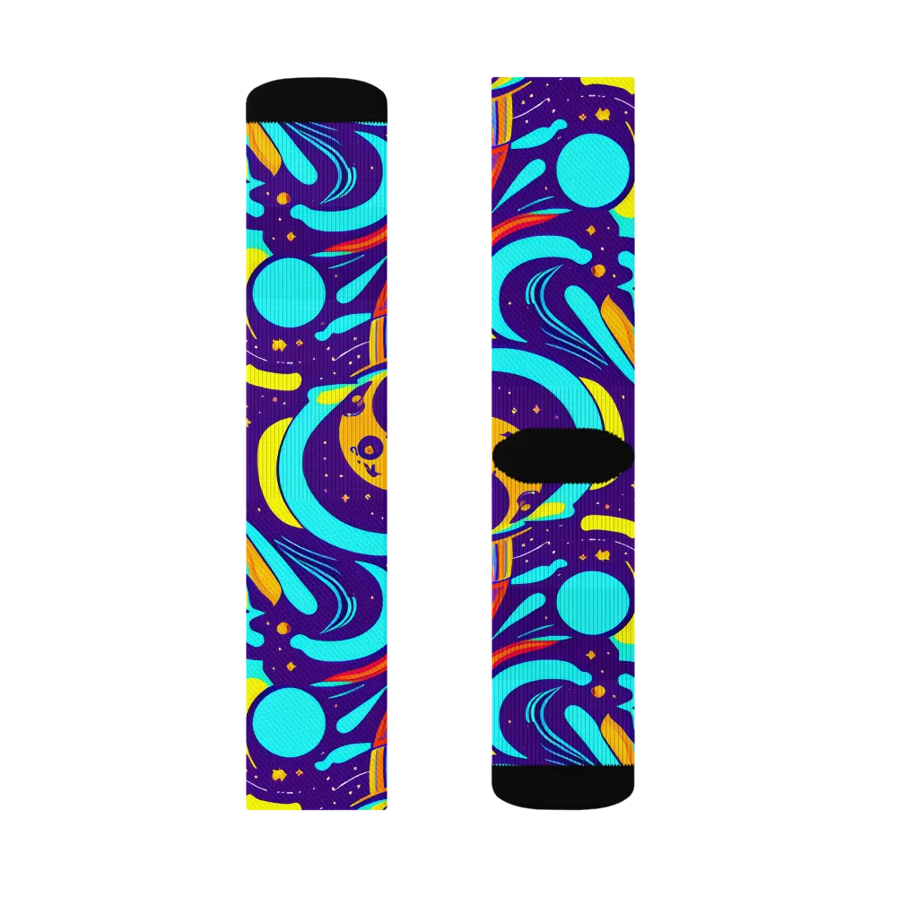 Blasted Bazaar on Socks — Right Sock