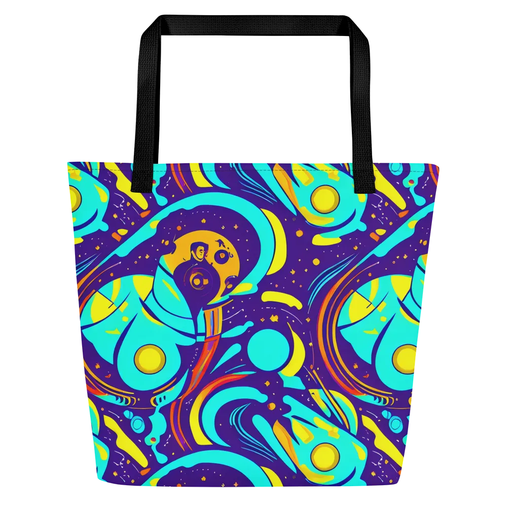 Blasted Bazaar on Large Tote Bag W/ Pocket — Front