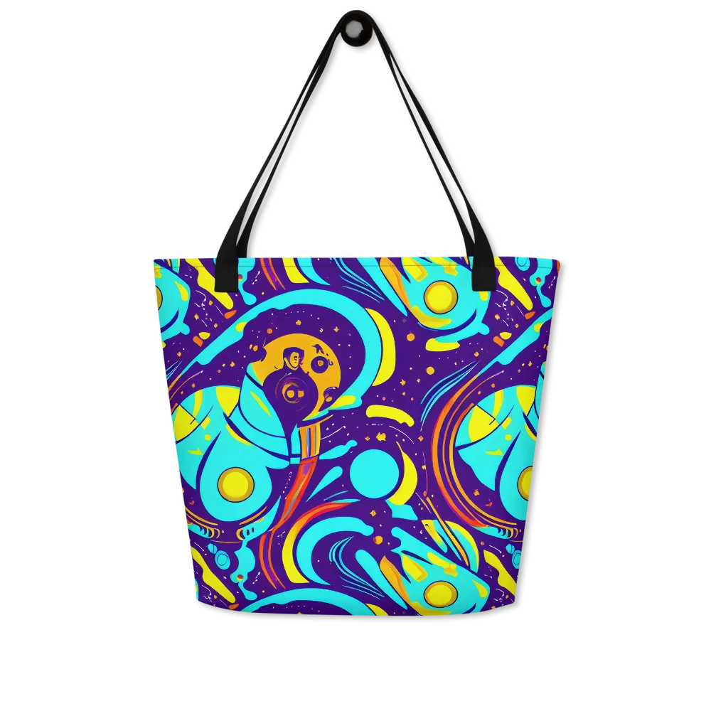 Blasted Bazaar on Large Tote Bag W/ Pocket — Front