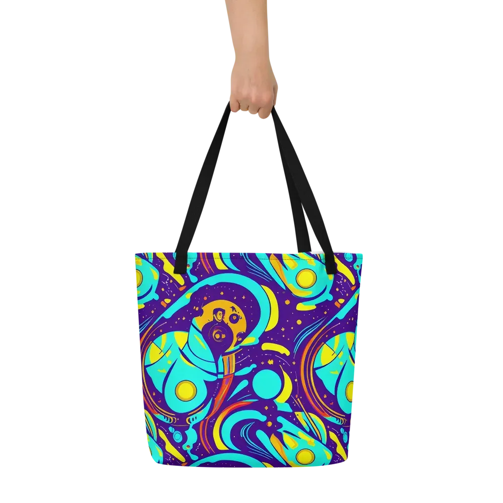 Blasted Bazaar on Large Tote Bag W/ Pocket — Front
