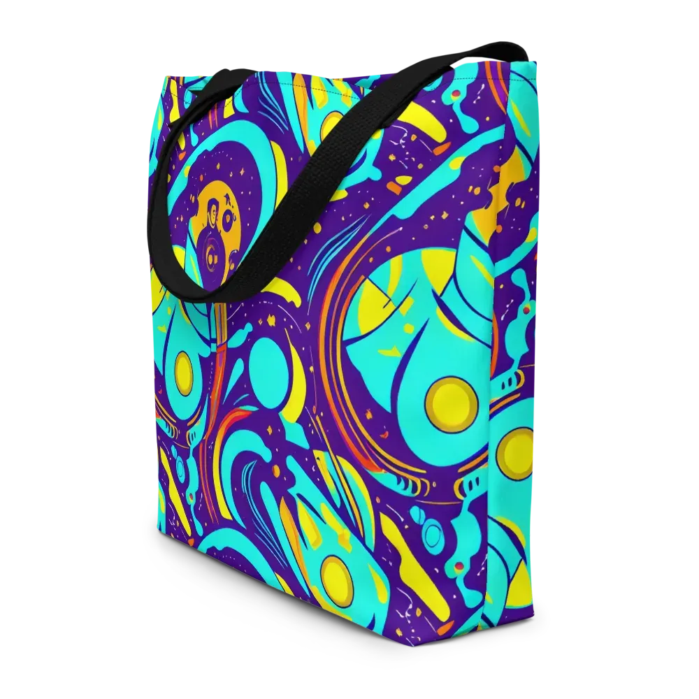 Blasted Bazaar on Large Tote Bag W/ Pocket — Front