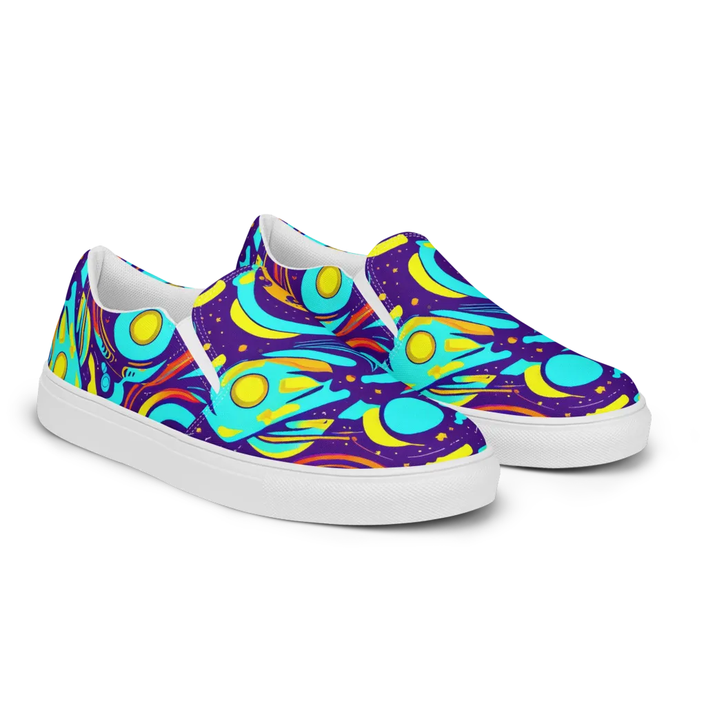 Blasted Bazaar on Women's Slip-On Canvas Shoes — Right Front