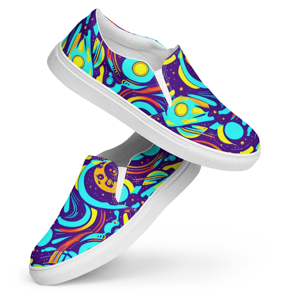Blasted Bazaar on Women's Slip-On Canvas Shoes — Front