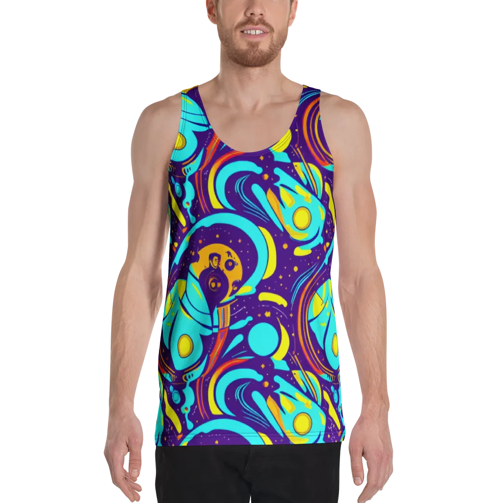 Blasted Bazaar on Men's Tank Top — Front