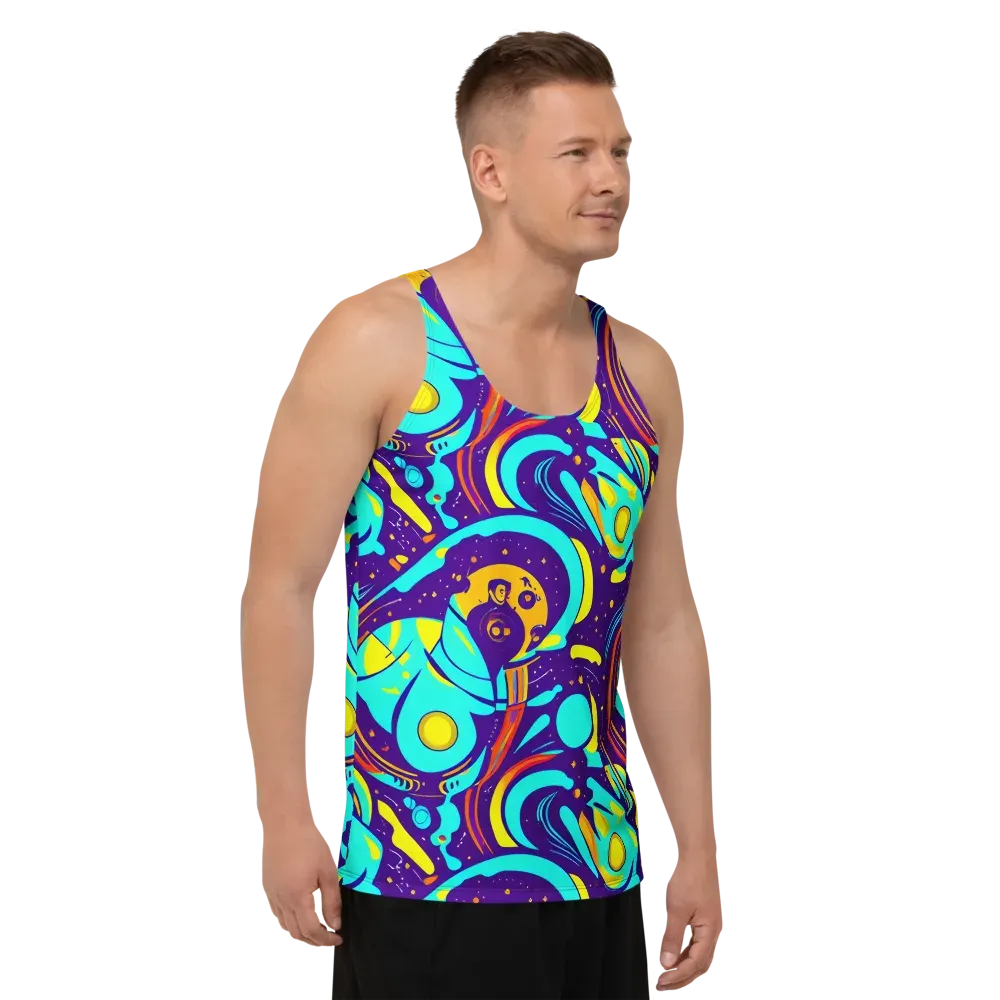 Blasted Bazaar on Men's Tank Top — Right Front