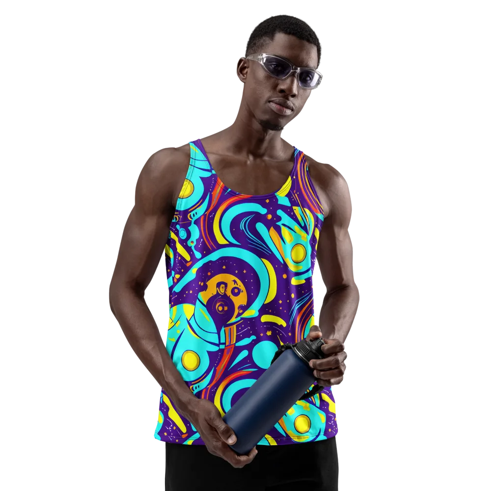 Blasted Bazaar on Men's Tank Top — Front