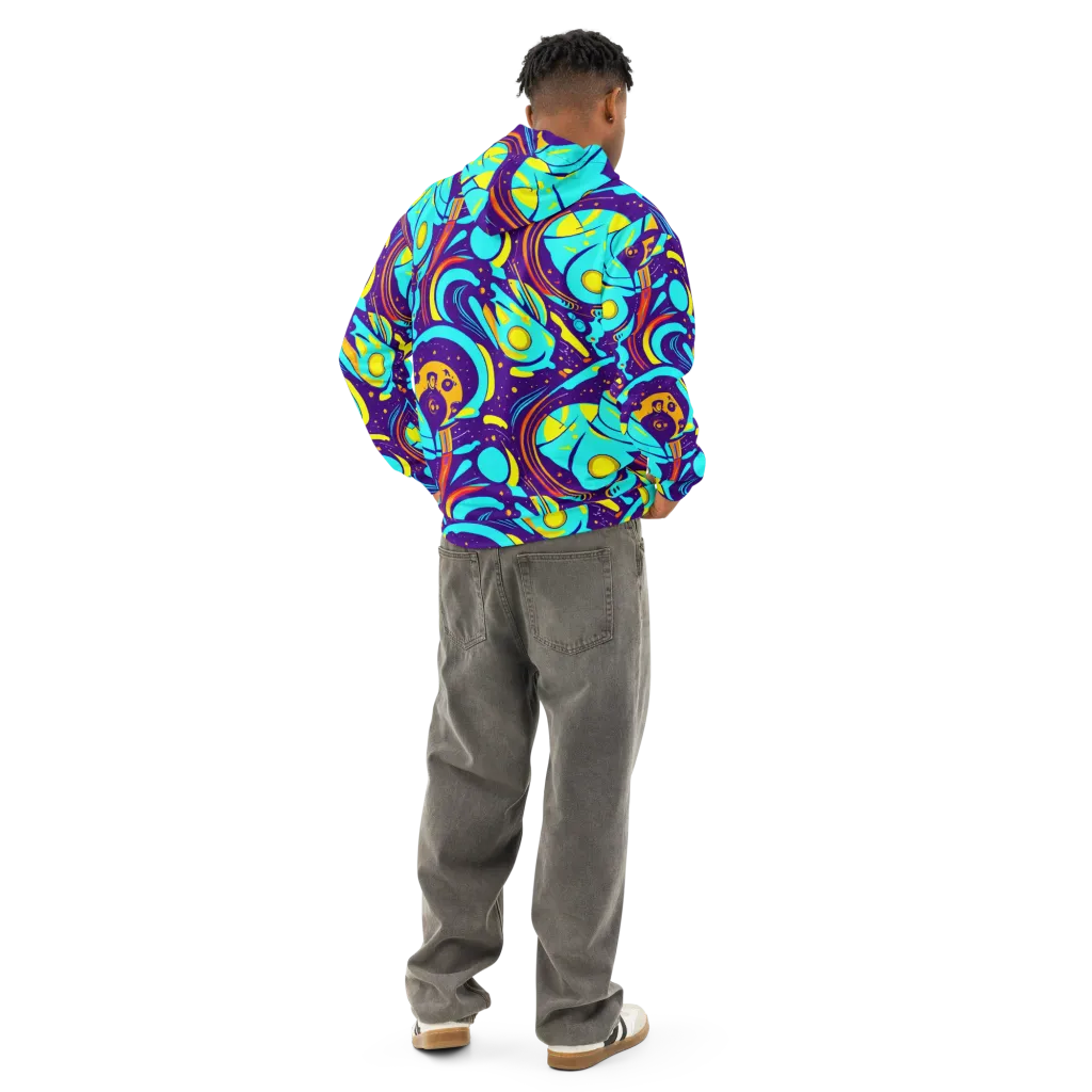 Blasted Bazaar on Cotton Hoodie — Back