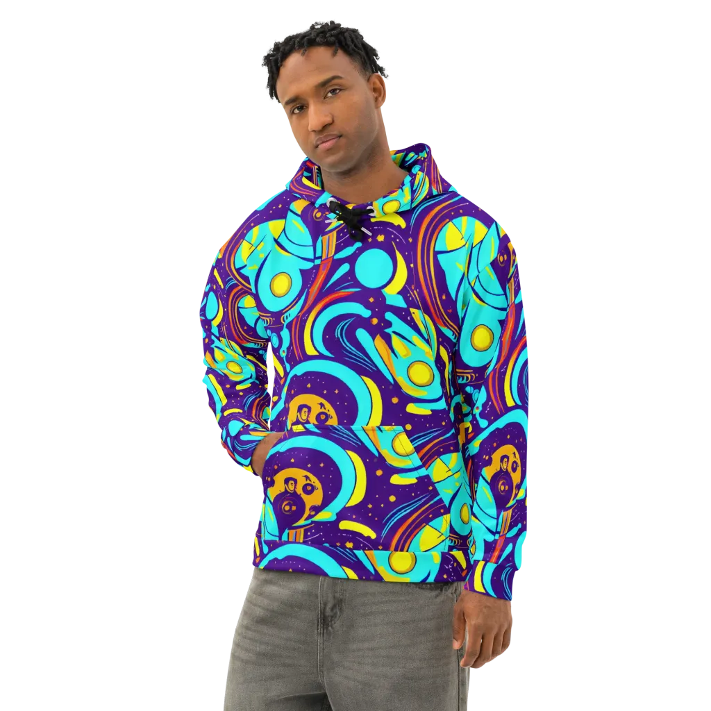 Blasted Bazaar on Cotton Hoodie — Left Front