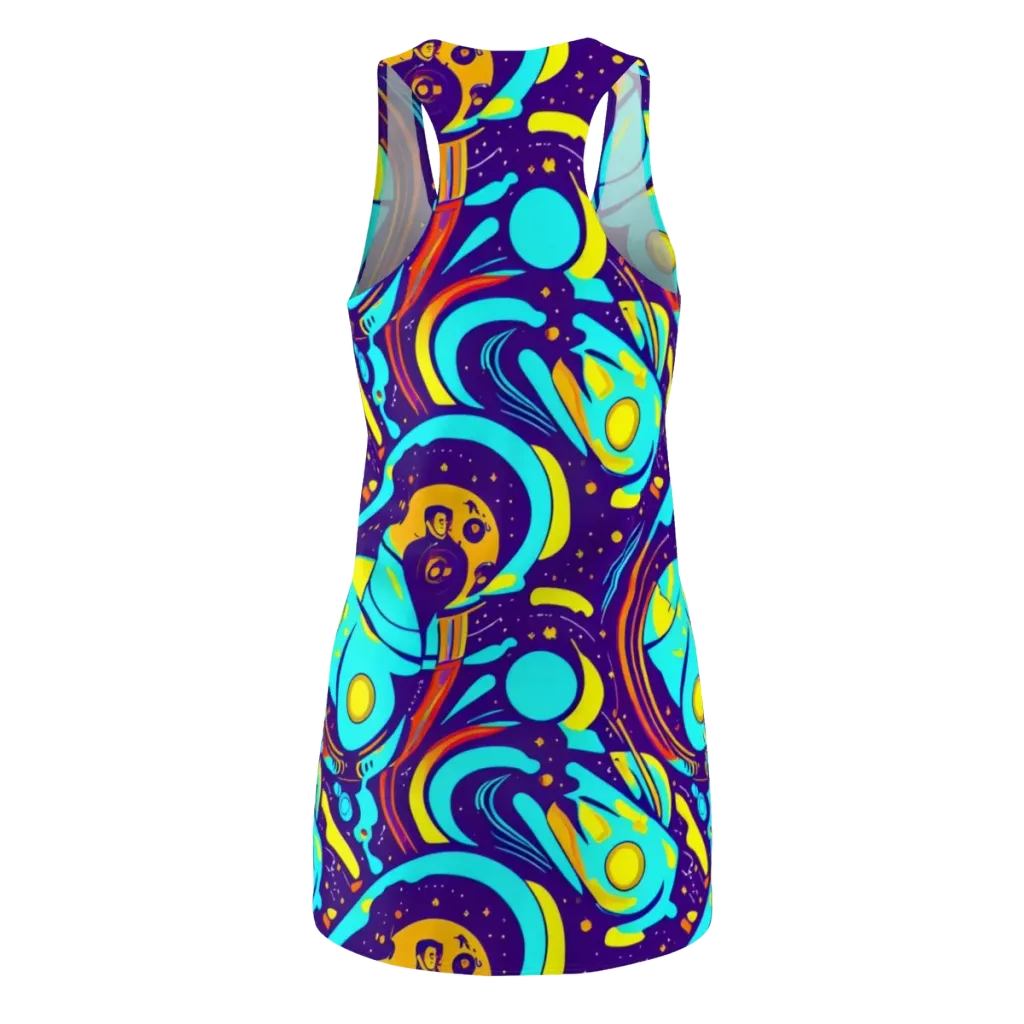 Blasted Bazaar on Racerback Dress — Back