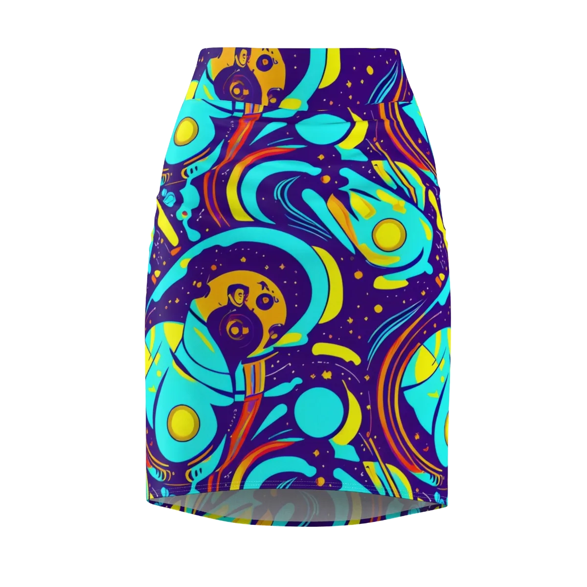 Blasted Bazaar on Pencil Skirt — Front