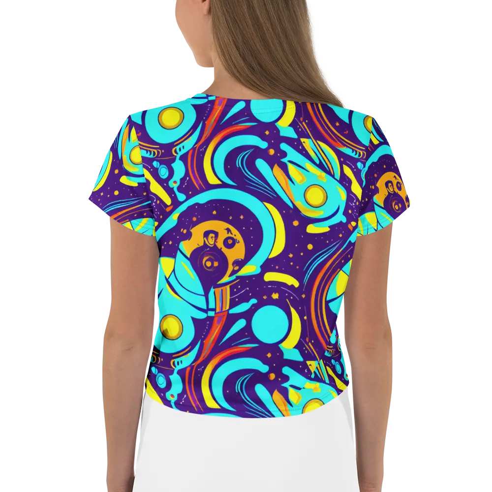 Blasted Bazaar on Crop Tee — Back