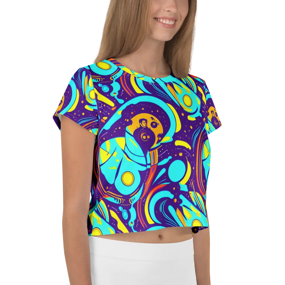 Blasted Bazaar on Crop Tee — Right