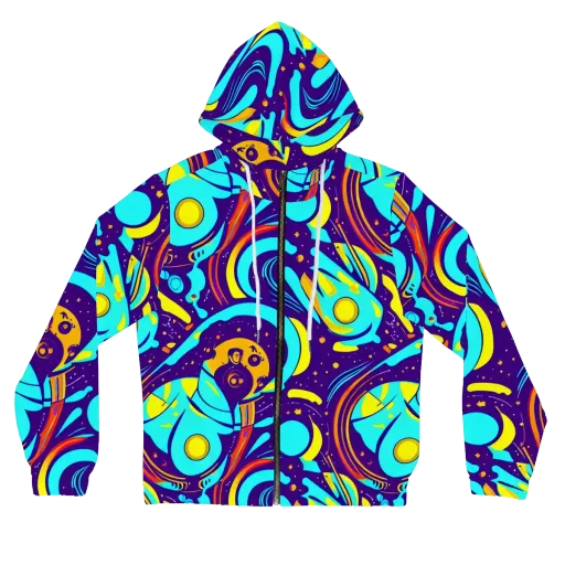 Blasted Bazaar on a Women's Full-Zip Hoodie