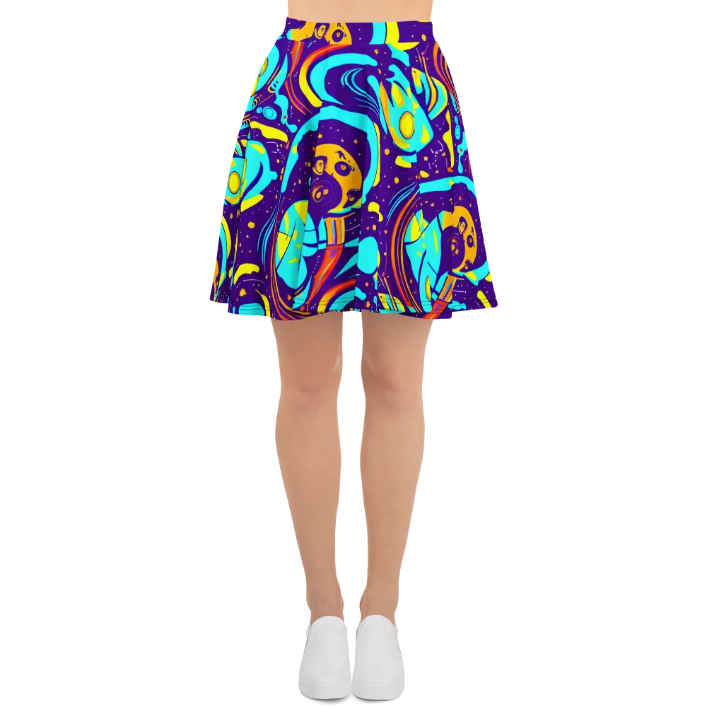 Blasted Bazaar on Skater Skirt — Front
