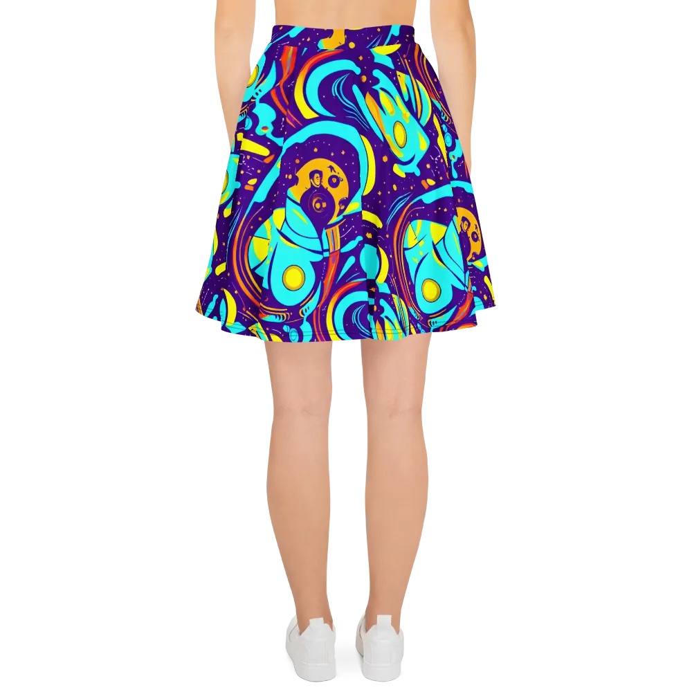 Blasted Bazaar on Skater Skirt — Back